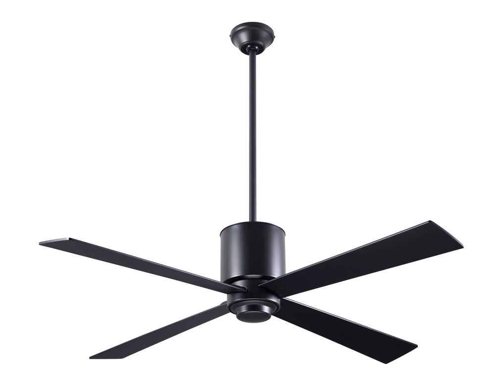 Lapa Fan; Dark Bronze Finish; 50" Silver Blades; No Light; Wall Control with Remote Handset (2-w