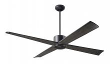 Modern Fan Co. NOU-DBBS-56-EB-NL-CC - Nouveau DC Fan; Dark Bronze Finish w/ Brass; 56" Ebony Blades; No Light