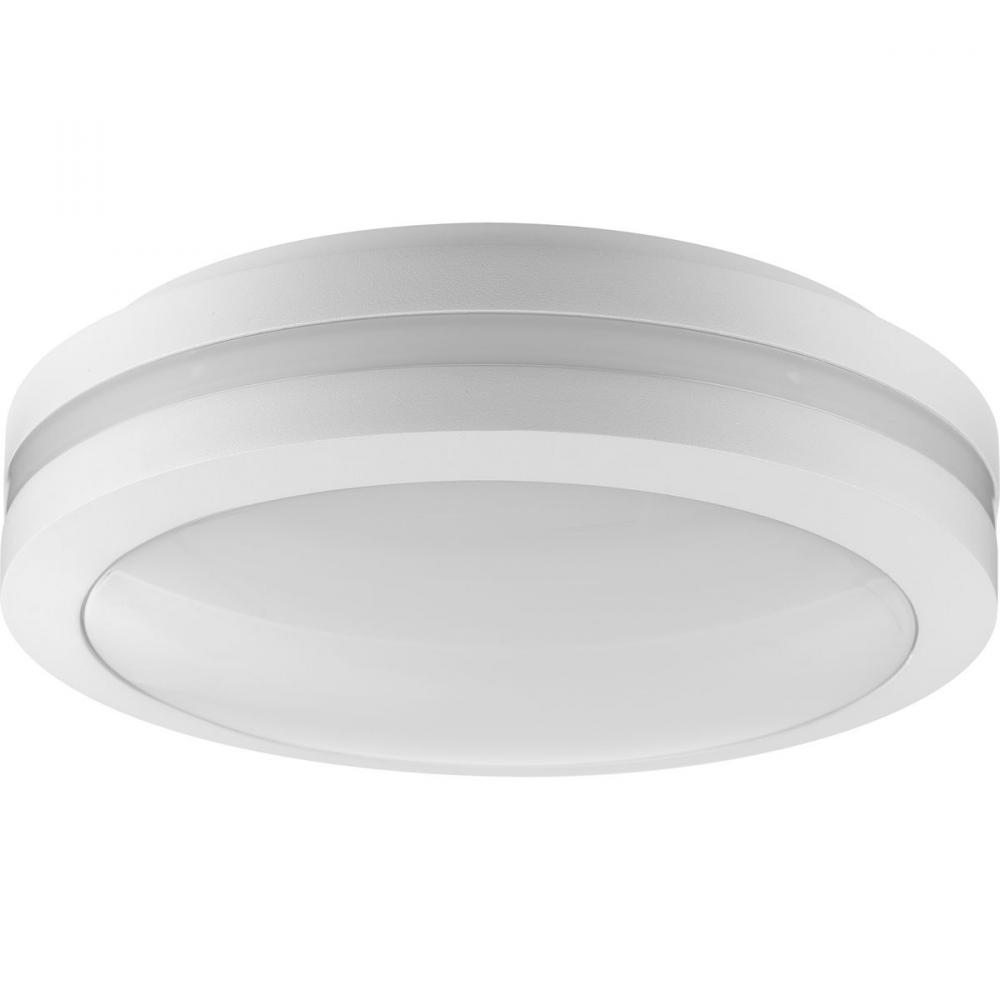Hard Nox Wet Rated White 12" Die Cast Round Flush Mount