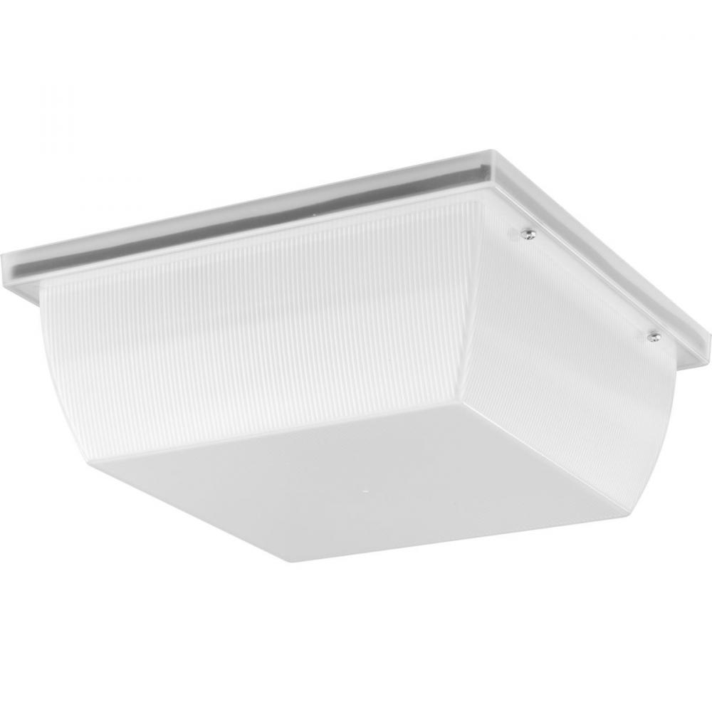 Hard Nox Wet Rated White 12" Square Flush Mount Light