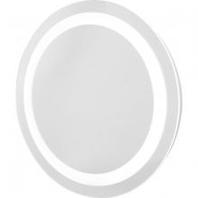 Progress P300454-030-30 - LED Mirror- Captarent Collection 24 in. Round Illuminated Integrated LED White Modern Mirror