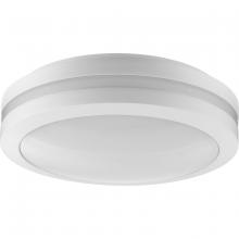 Progress P550112-028-30 - Hard Nox Wet Rated White 12" Die Cast Round Flush Mount