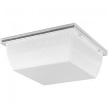 Progress P550113-028-30 - Hard Nox Wet Rated White 12" Square Flush Mount Light