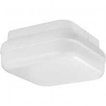 Progress P550115-028-30 - Hard Nox Wet Rated White 10" Square Flush Mount