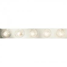 Progress P3335-15 - Broadway Collection Five-Light Polished Chrome Traditional Bath Vanity Light