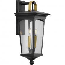 Progress P560183-031 - Chatsworth Collection Black Two-Light Medium Wall Lantern