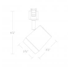 WAC L-7011-CS-BK - Ocularc 7011 - 5CCT Track Luminaire