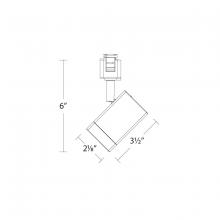 WAC J-7013-CS-BK - Ocularc 7013 - 5CCT Track Luminaire