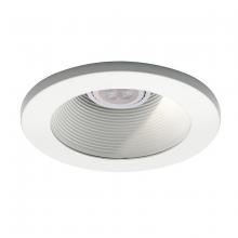 WAC HR-D411LED-WT/WT - 4in Adjustable Step Baffle Trim
