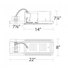 WAC MT-316HS - Low Voltage Multiple Three Light Housing