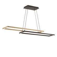 WAC PD-81442-27-BK/AB - Double Entendre Linear Pendant