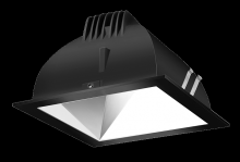 RAB Lighting NDLED4SD-80YHC-S-B - RECESSED DOWNLIGHTS 12 LUMENS NDLED4SD 4 INCH SQUARE UNIVERSAL DIMMING 80 DEGREE BEAM SPREAD 3000K