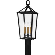 Quoizel HUL9009MBK - Hull Coastal Rated Outdoor Post Lantern
