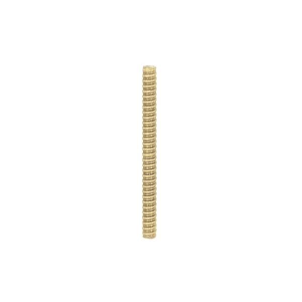 1/8 IP Steel Nipple; Yellow Zinc Plated; 15-1/2" Length; 3/8" Wide