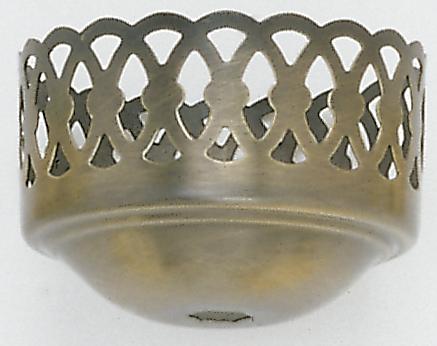 2-5/8" Fitter; Antique Brass Finish