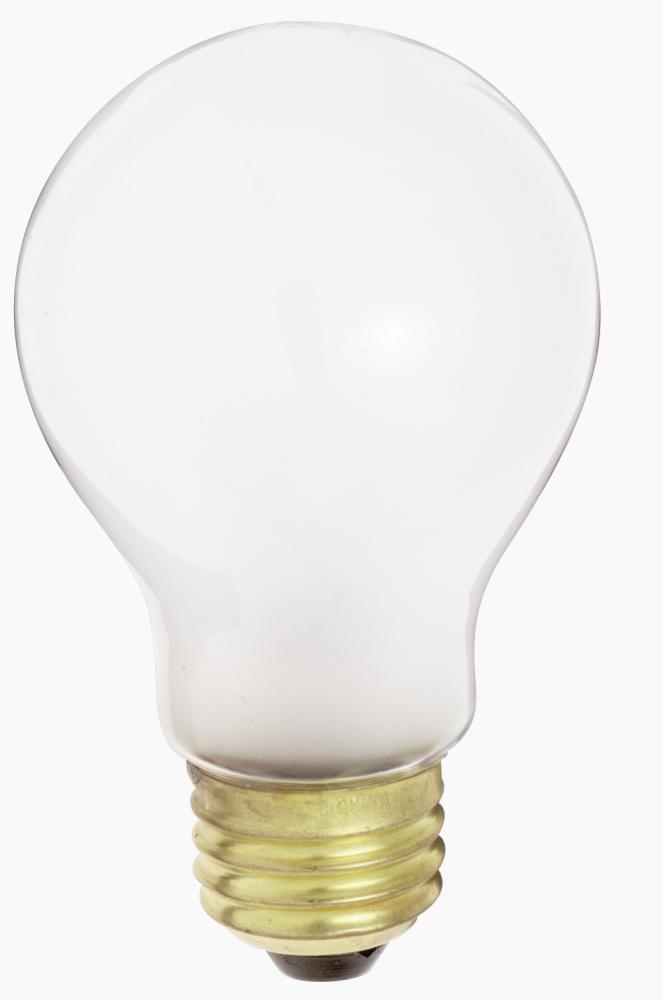 40 Watt A19 Incandescent; Frost; 20000 Average rated hours; 200 Lumens; Medium base; 120 Volt;