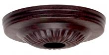 Satco Products Inc. 90/1881 - Ribbed Canopy; Canopy Only; Old Bronze Finish; 5" Diameter; 1-1/16" Center Hole
