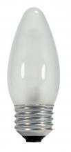 Satco Products Inc. S2458 - 43 Watt; Halogen; B11; Frosted; 1000 Average rated hours; 750 Lumens; Medium base; 120 Volt