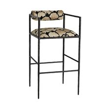 Arteriors 4707 - Barbana Bar Stool Ocelot Embroidery