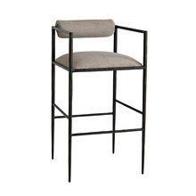 Arteriors 4709 - Barbana Bar Stool Pewter Texture