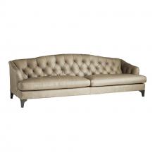 Arteriors 8121 - Klein Sofa Mushroom Leather Grey Ash