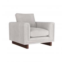 Arteriors FRU02 - Lovell Chair Oyster Linen Dark Walnut