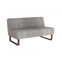 Arteriors FTU01 - Valeswood Settee Platinum Tweed Dark Walnut