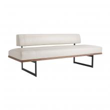 Arteriors DB8003 - Tuck Bench Ivory Leather