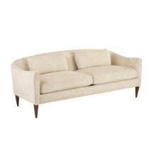 Arteriors FFU05 - Vincent Sofa Textured Ivory Dark Walnut