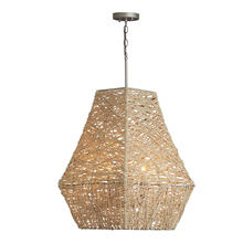 Capital 335241NY - Jute & Grey Pendant