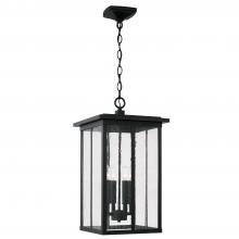 Capital 943844BK - 4 Light Outdoor Hanging Lantern Coastal Rated Barrett