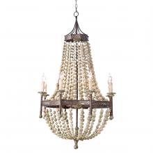 Regina Andrew 16-1008 - Southern Living Wood Beaded Chandelier