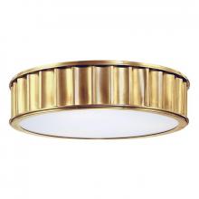 Hudson Valley 912-AGB - 3 LIGHT FLUSH MOUNT