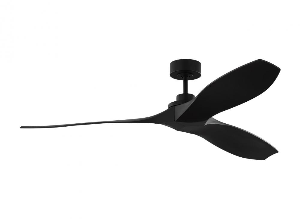 Collins 60" Coastal Rated Smart Indoor/Outdoor Coastal Black Ceiling Fan with Remote Control and