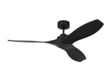 Visual Comfort & Co. Fan Collection 3CLNCSM52MBK - Collins Coastal Rated 52-Inch Indoor/Outdoor Energy Star Smart Ceiling Fan