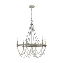 Visual Comfort & Co. Studio Collection F3132/6FWO/DWW - Beverly Coastal Chandelier