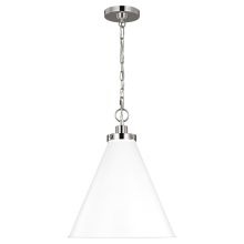 Visual Comfort & Co. Studio Collection CP1271MWTPN - Wellfleet Medium Cone Pendant