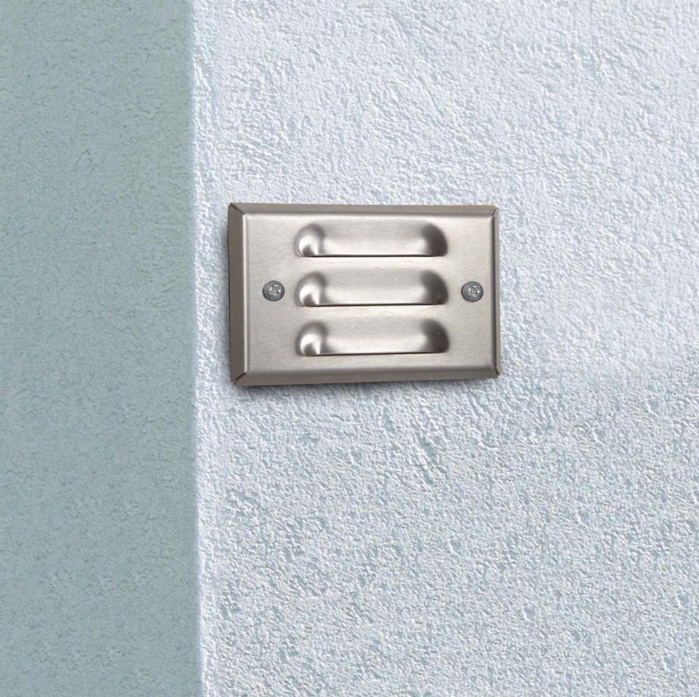 MINI RECESSED LOUVER STEPLIGHT STAINLESS STEEL