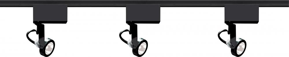 3 Light - MR16 - Gimbal Ring Track Kit - 4 foot Track - Low Voltage