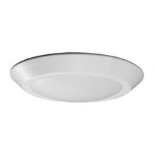 Nuvo 62/1161 - 7"- LED Disk Light Flush - White Finish - 3000K