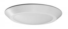 Nuvo 62/1264 - 7"- LED Disk Light Flush - White Finish - 4000K