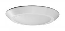 Nuvo 62/1264R1 - 7 in.; LED Flush Mount Fixture; Disk Light; White Finish; 4000K; 90 CRI