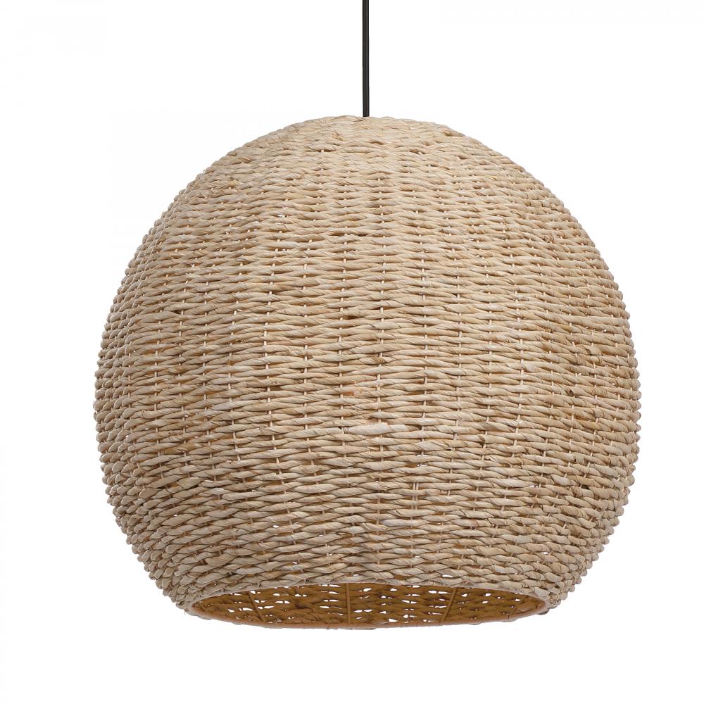 Coastal Seagrass Dome Pendant 