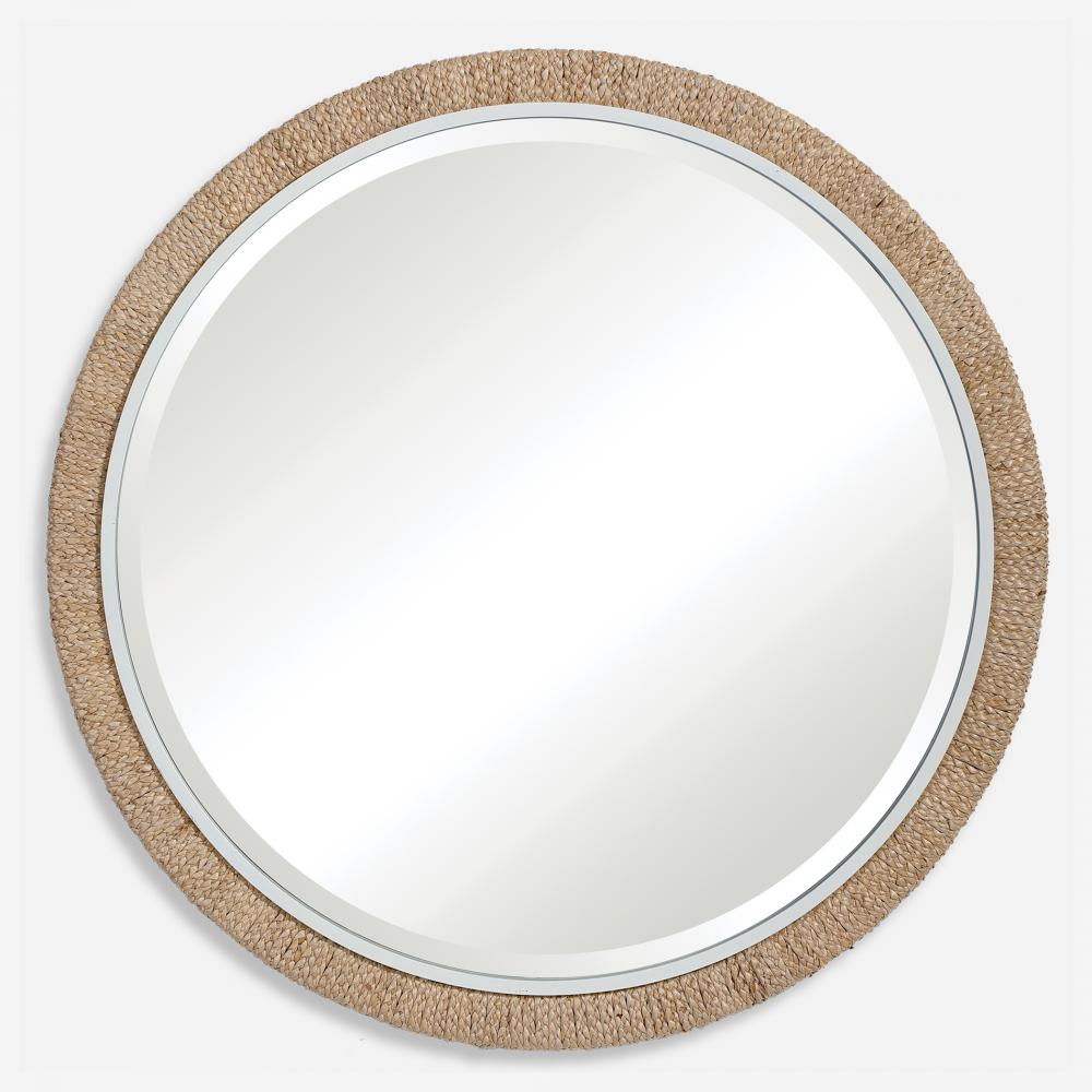 Uttermost Coastal Carbet Round Rope Mirror