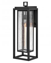 Hinkley 1009BK - Republic Large Coastal Rated Wall Mount Lantern