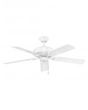 Hinkley 901652FAW-NWA - Oasis Patio Fan- All White 52" Coastal Rated Composite Housing & Blades-Wet Rated