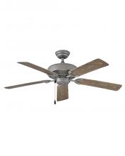 Hinkley 901652FGT-NWA - Oasis Patio Fan- Graphite w/Driftwood Blades 52" Coastal Rated Composite Housing & Blades-Wet Ra