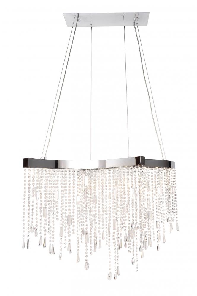 Crystal Sensation LED-Single Pendant