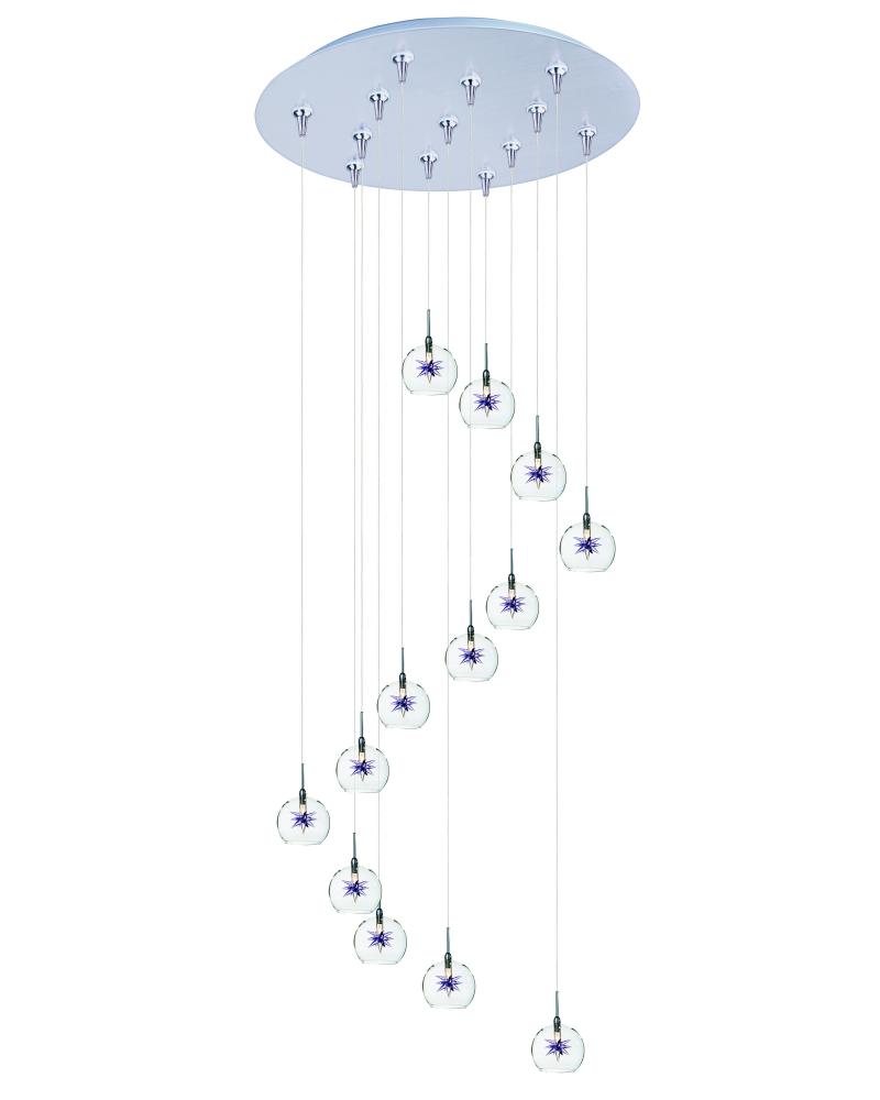 Starburst 13-Light RapidJack Pendant and Canopy
