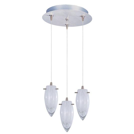 White Cirrus-Multi-Light Pendant